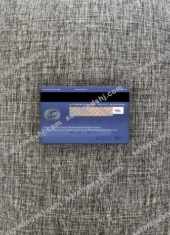 South Korea Industrial Bank mastercard photolook BACK